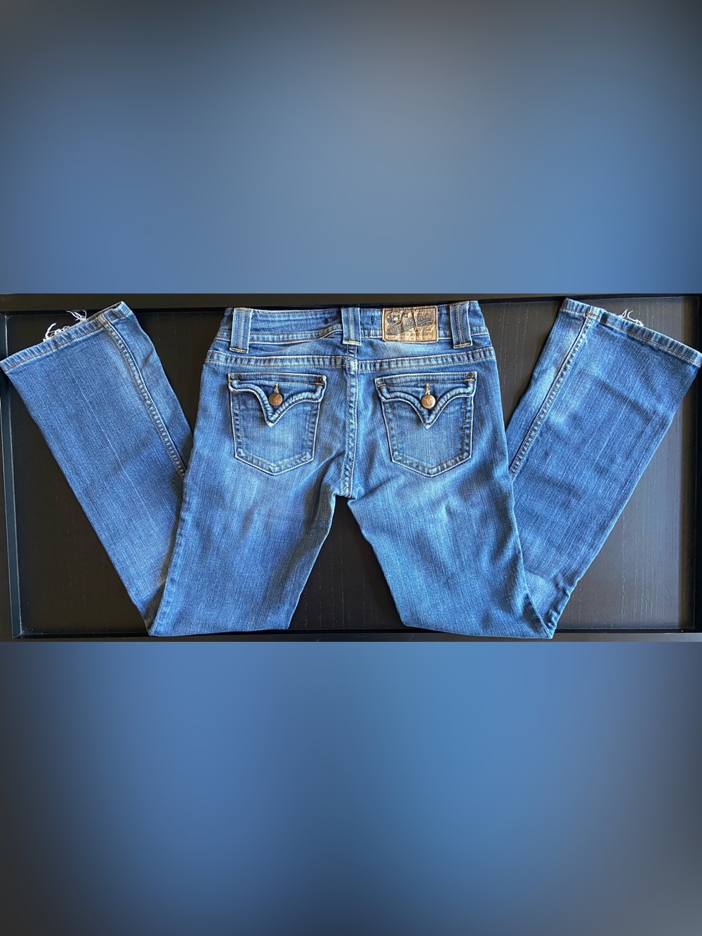 Vigoss ~ The New York Boot ~ Sz 5/6 28 ~ Low Rise 💙🦋💙